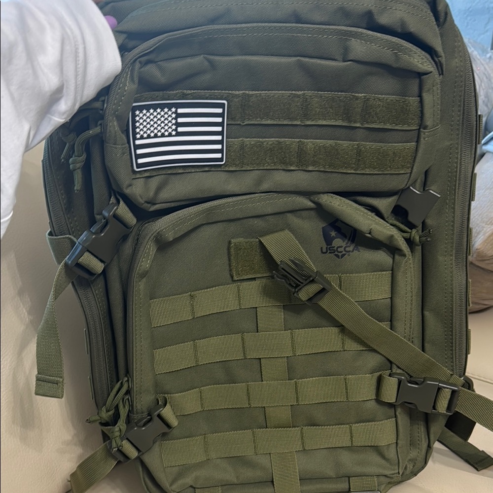 Olive Green Tactical Backpack
